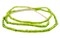 The Bead Chest Vintage Lime Green Seed Beads 3mm Ghana African Glass 26 Inch Strand Handmade